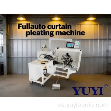 Máquina plisadora de cortina de control PLC de alta precisión con rendimiento estable